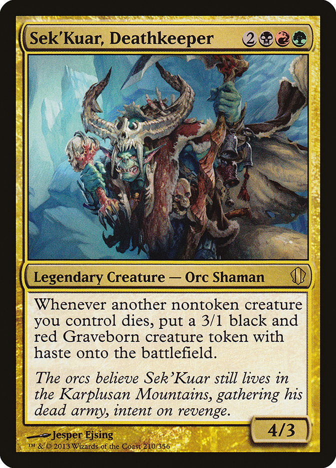 Sek'Kuar, Deathkeeper [Commander 2013] | L.A. Mood Comics and Games