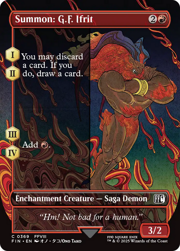 Summon: G.F. Ifrit (Borderless) [FINAL FANTASY] | L.A. Mood Comics and Games