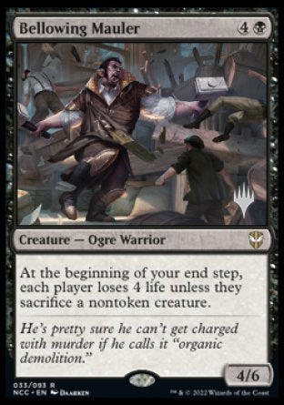 Bellowing Mauler (Promo Pack) [Streets of New Capenna Commander Promos] | L.A. Mood Comics and Games