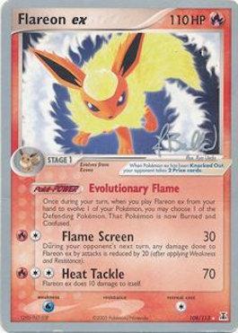 Flareon ex (108/113) (Eeveelutions - Jimmy Ballard) [World Championships 2006] | L.A. Mood Comics and Games