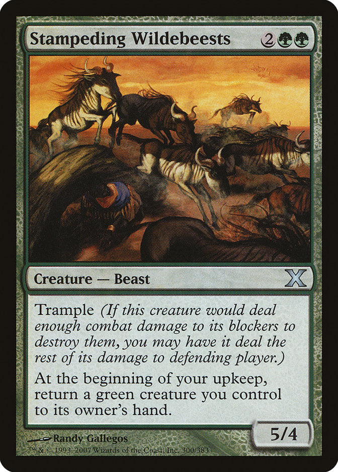 Stampeding Wildebeests [Tenth Edition] | L.A. Mood Comics and Games