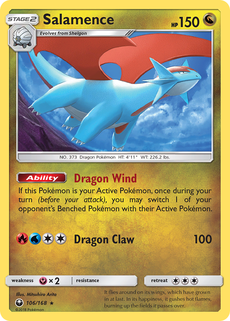 Salamence (106/168) [Sun & Moon: Celestial Storm] | L.A. Mood Comics and Games
