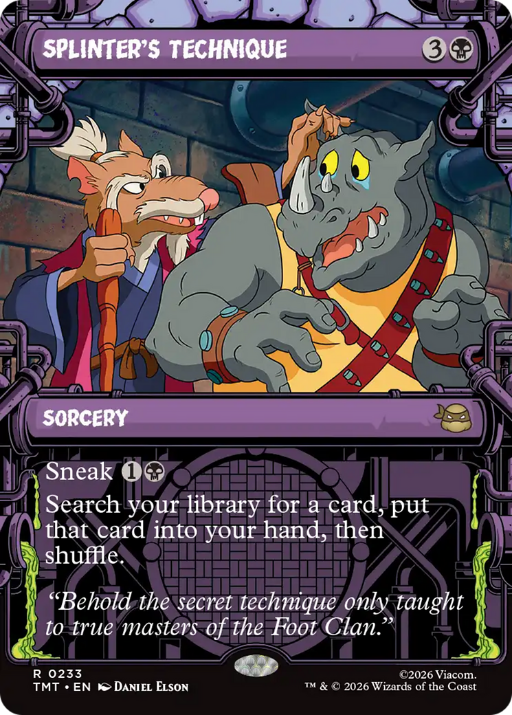 Splinter's Technique (Showcase) [Teenage Mutant Ninja Turtles] | L.A. Mood Comics and Games