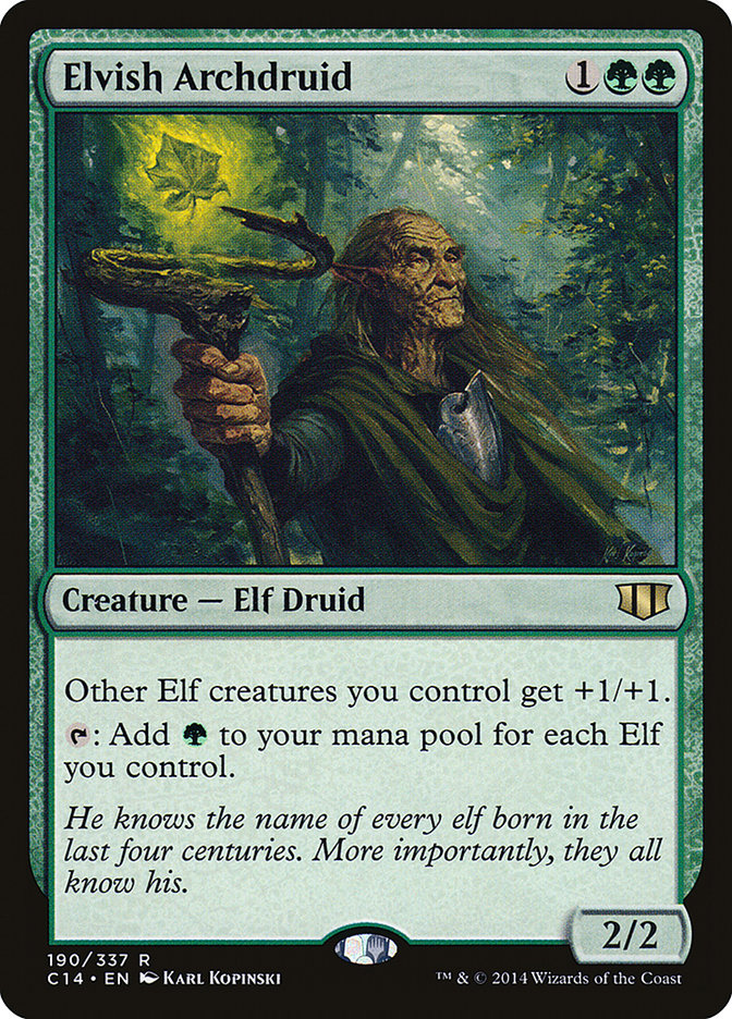 Elvish Archdruid [Commander 2014] | L.A. Mood Comics and Games