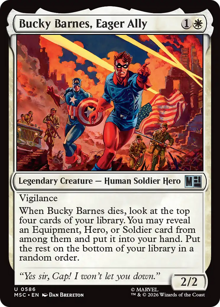 Bucky Barnes, Eager Ally [Marvel Super Heroes Commander] | L.A. Mood Comics and Games