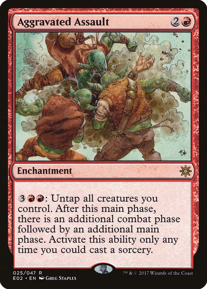 Aggravated Assault [Explorers of Ixalan] | L.A. Mood Comics and Games