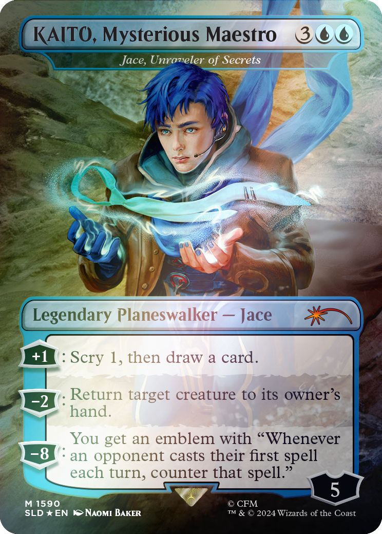 KAITO, Mysterious Maestro - Jace, Unraveler of Secrets (Rainbow Foil) [Secret Lair Drop Series] | L.A. Mood Comics and Games