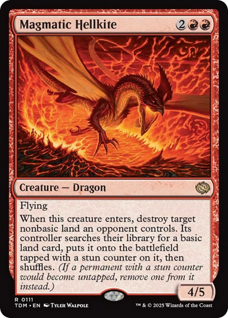 Magmatic Hellkite [Tarkir: Dragonstorm] | L.A. Mood Comics and Games