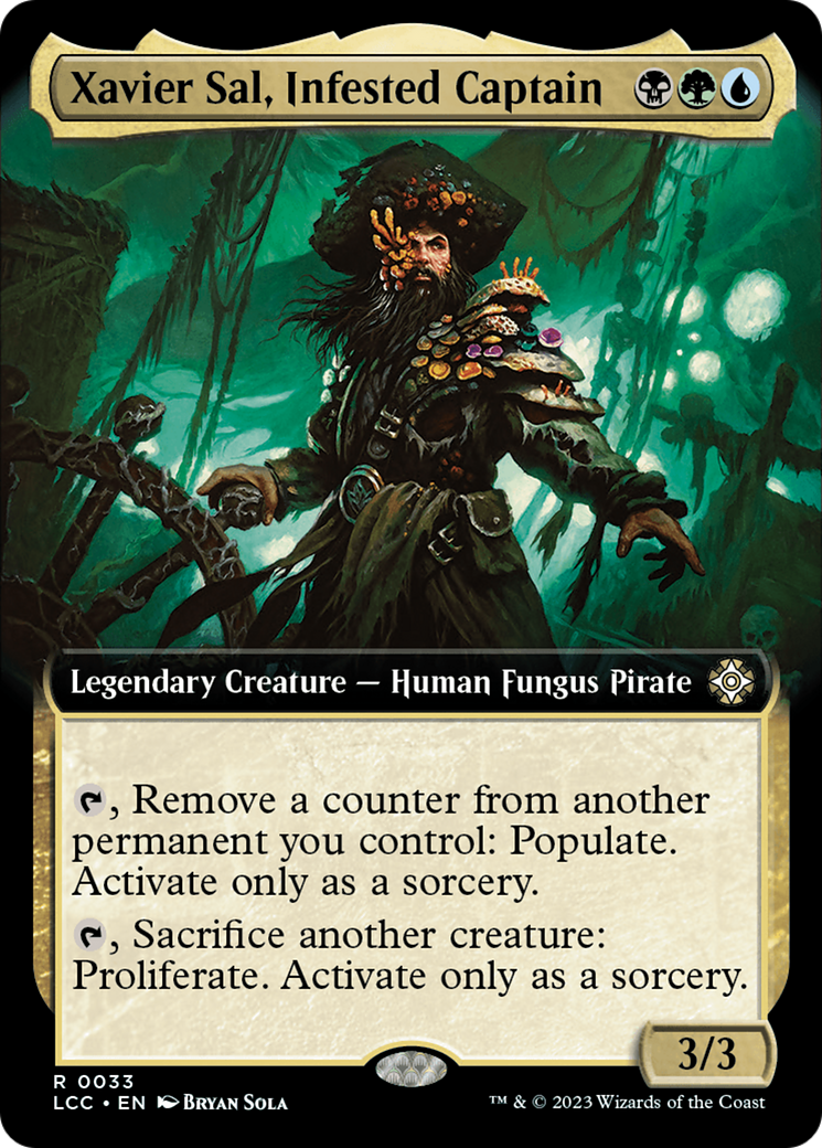 Xavier Sal, Infested Captain (Extended Art) [The Lost Caverns of Ixalan Commander] | L.A. Mood Comics and Games