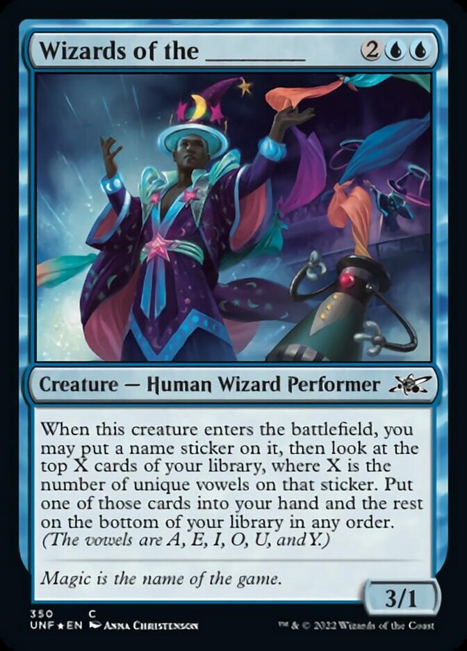 Wizards of the _____ (Galaxy Foil) [Unfinity] | L.A. Mood Comics and Games