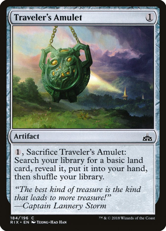 Traveler's Amulet [Rivals of Ixalan] | L.A. Mood Comics and Games