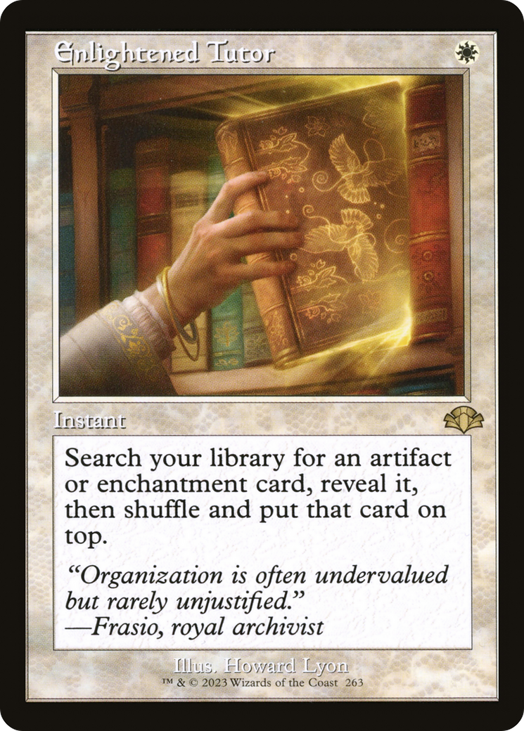 Enlightened Tutor (Retro) [Dominaria Remastered] | L.A. Mood Comics and Games