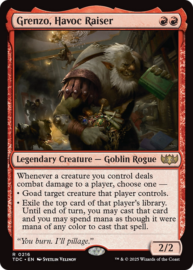 Grenzo, Havoc Raiser [Tarkir: Dragonstorm Commander] | L.A. Mood Comics and Games