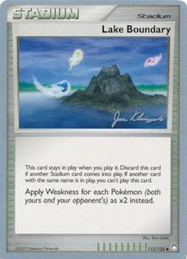 Lake Boundary (112/123) (Psychic Lock - Jason Klaczynski) [World Championships 2008] | L.A. Mood Comics and Games