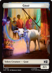 Soldier // Goat Double-Sided Token [Marvel Super Heroes Commander Tokens] | L.A. Mood Comics and Games
