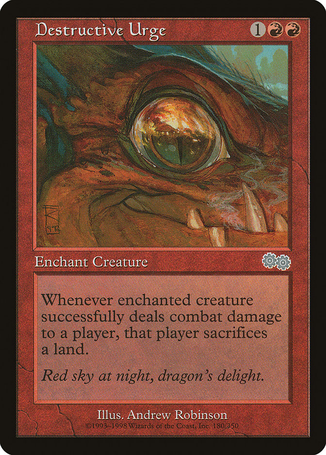 Destructive Urge [Urza's Saga] | L.A. Mood Comics and Games