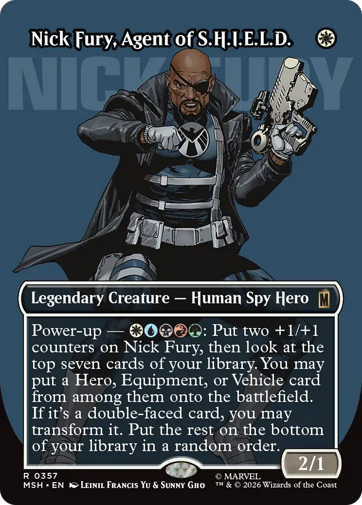 Nick Fury, Agent of S.H.I.E.L.D. (Borderless) (0357) [Marvel Super Heroes] | L.A. Mood Comics and Games