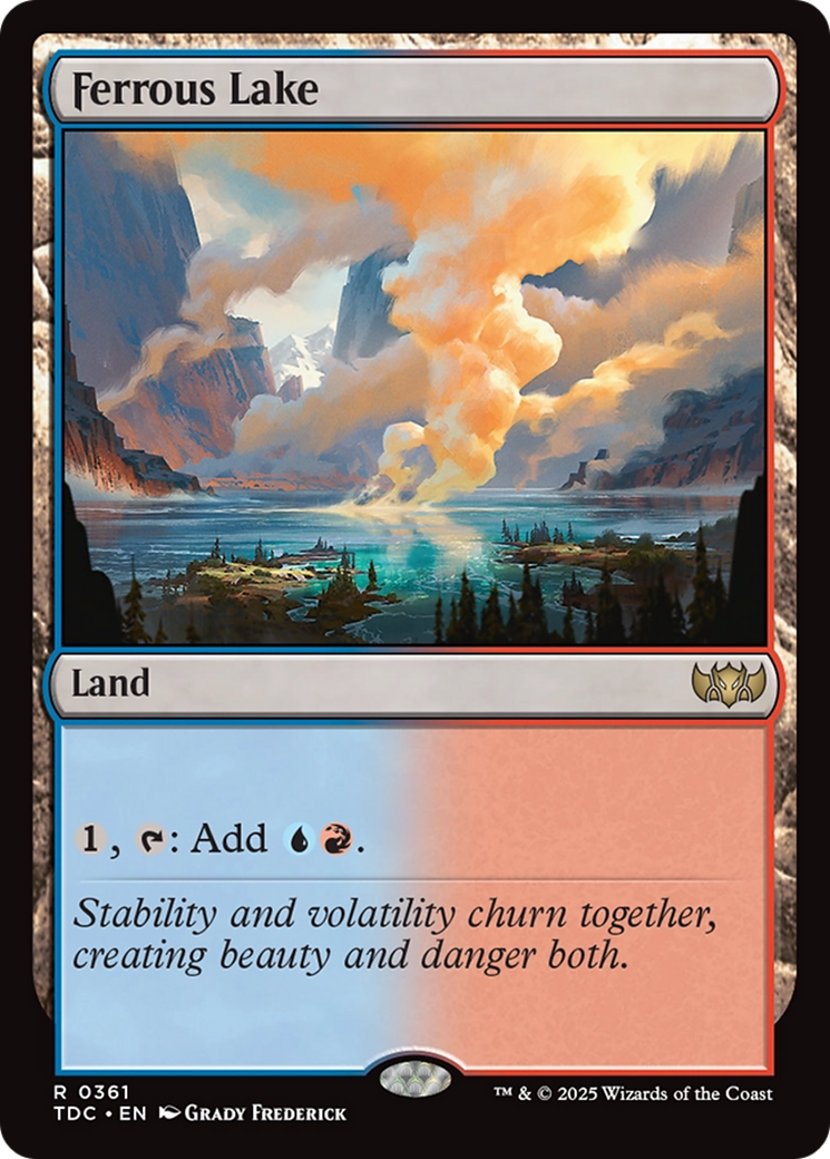Ferrous Lake [Tarkir: Dragonstorm Commander] | L.A. Mood Comics and Games