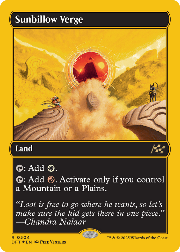 Sunbillow Verge (First-Place Foil) [Aetherdrift] | L.A. Mood Comics and Games