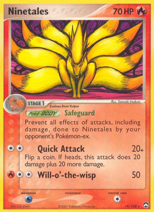 Ninetales (19/108) [EX: Power Keepers] | L.A. Mood Comics and Games