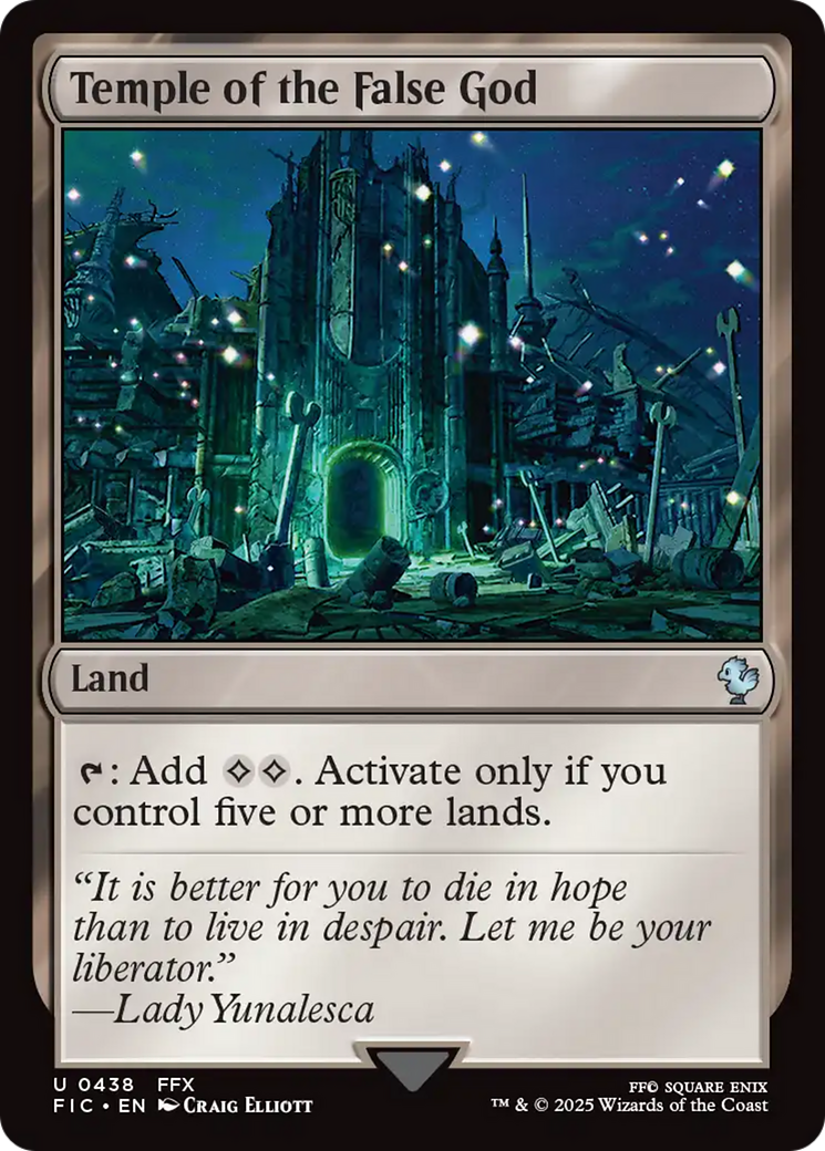 Temple of the False God [FINAL FANTASY Commander] | L.A. Mood Comics and Games