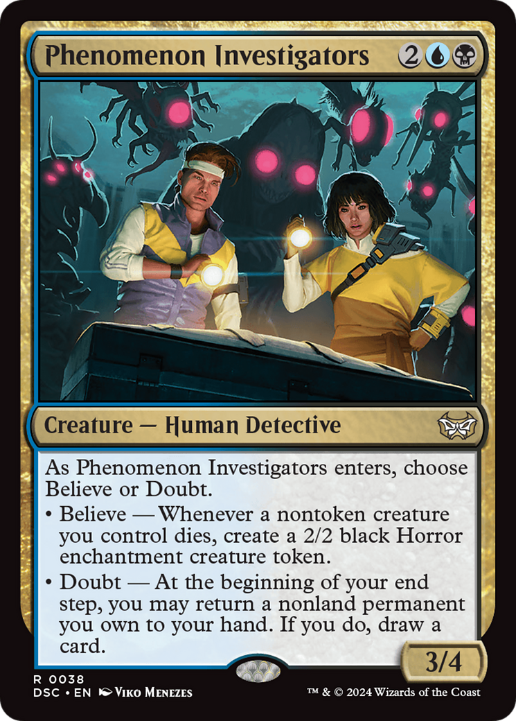 Phenomenon Investigators [Duskmourn: House of Horror Commander] | L.A. Mood Comics and Games