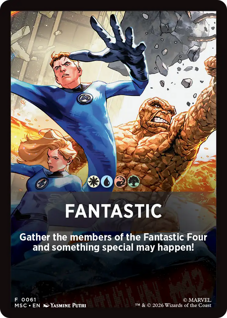 Fantastic Theme Card [Marvel Super Heroes Commander] | L.A. Mood Comics and Games