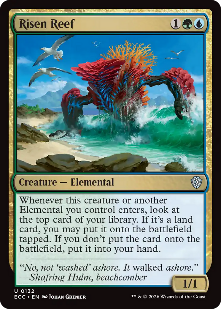 Risen Reef [Lorwyn Eclipsed Commander] | L.A. Mood Comics and Games