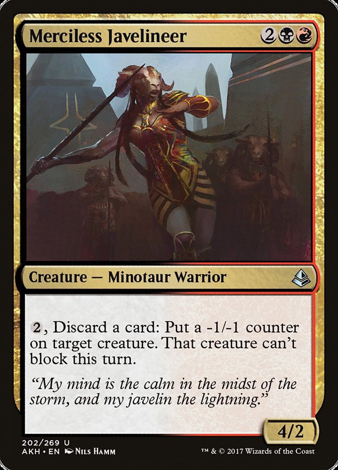 Merciless Javelineer [Amonkhet] | L.A. Mood Comics and Games