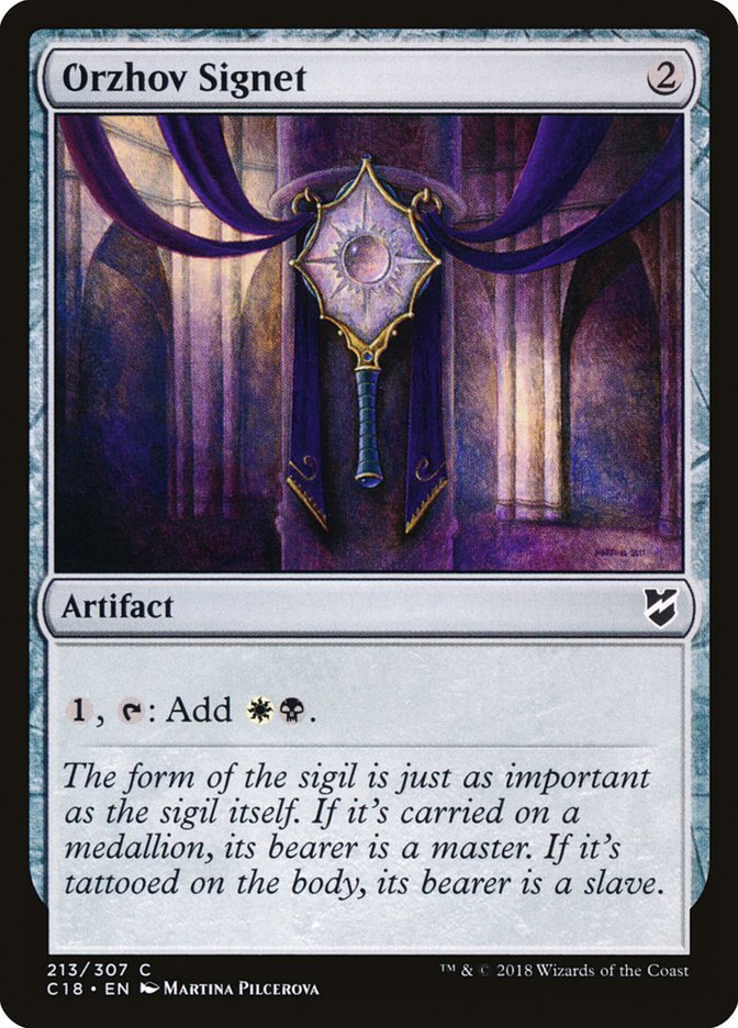 Orzhov Signet [Commander 2018] | L.A. Mood Comics and Games