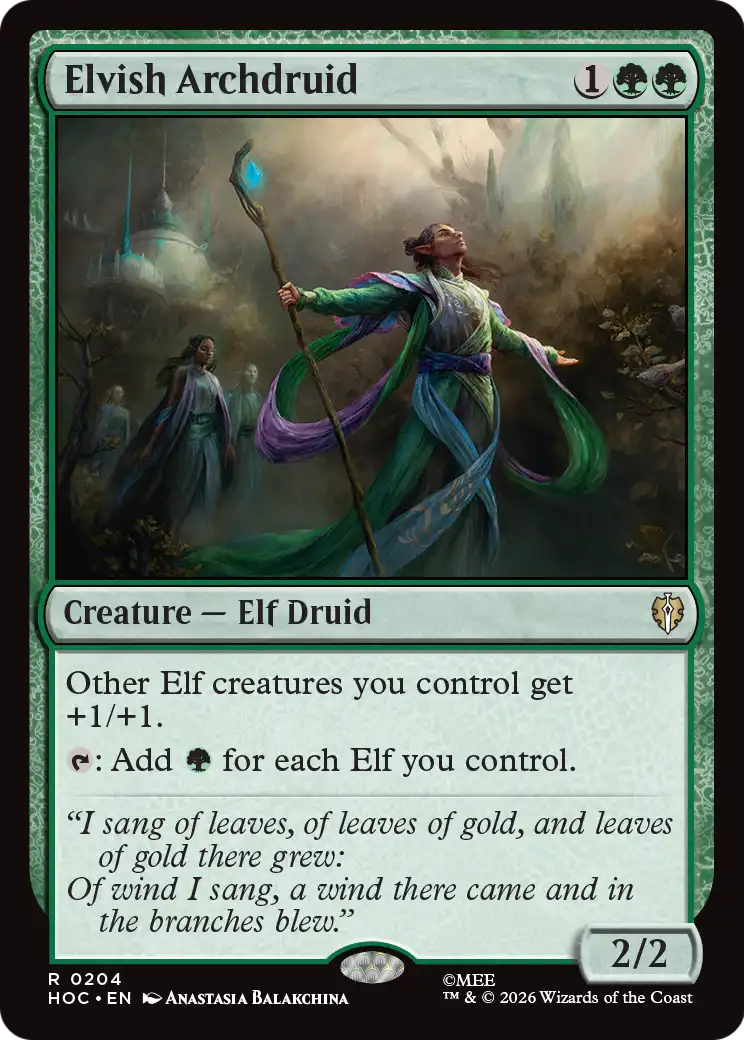 Elvish Archdruid [The Hobbit: Eternal-Legal] | L.A. Mood Comics and Games