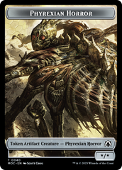Phyrexian Golem // Phyrexian Horror Double-Sided Token [March of the Machine Commander Tokens] | L.A. Mood Comics and Games