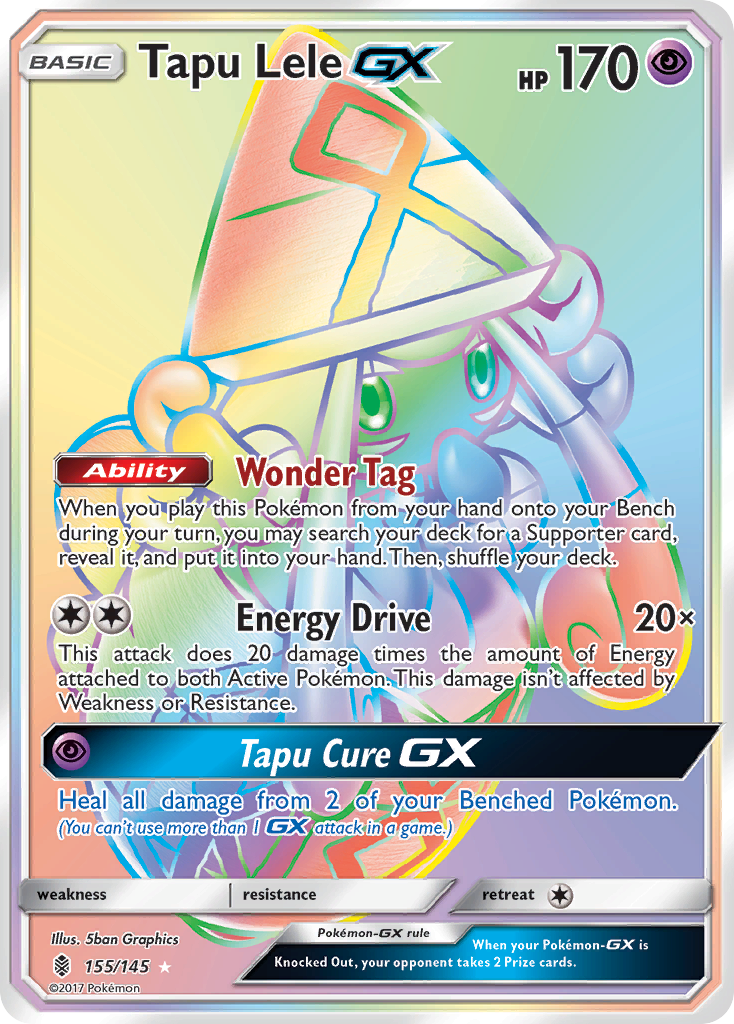Tapu Lele GX (155/145) [Sun & Moon: Guardians Rising] | L.A. Mood Comics and Games
