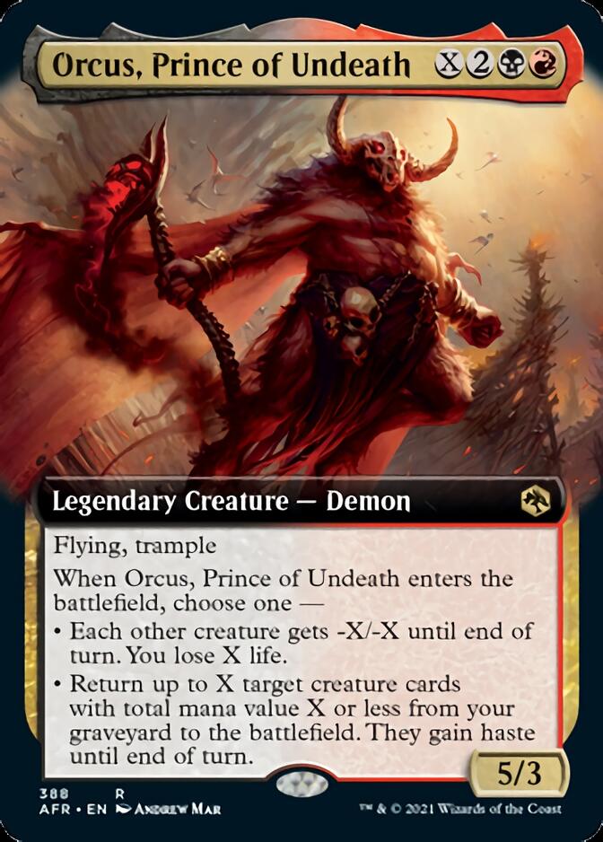 Orcus, Prince of Undeath (Extended Art) [Dungeons & Dragons: Adventures in the Forgotten Realms] | L.A. Mood Comics and Games
