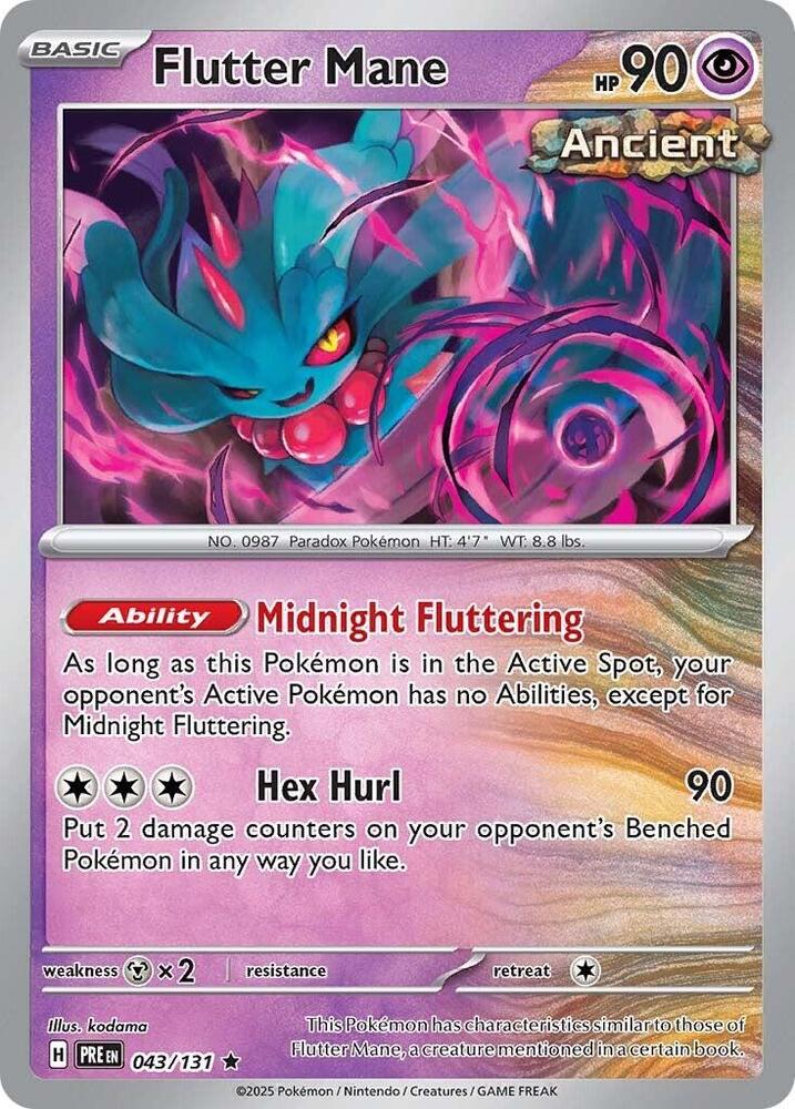 Flutter Mane (043/131) [Scarlet & Violet: Prismatic Evolutions] | L.A. Mood Comics and Games