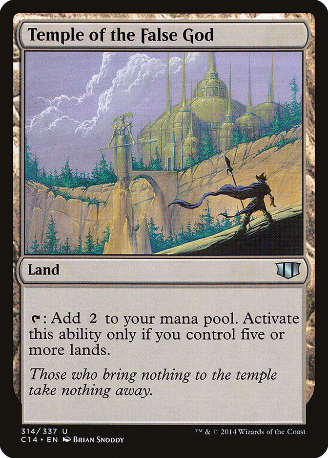 Temple of the False God [Commander 2014] | L.A. Mood Comics and Games