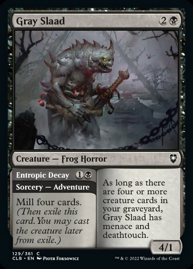 Gray Slaad // Entropic Decay [Commander Legends: Battle for Baldur's Gate] | L.A. Mood Comics and Games