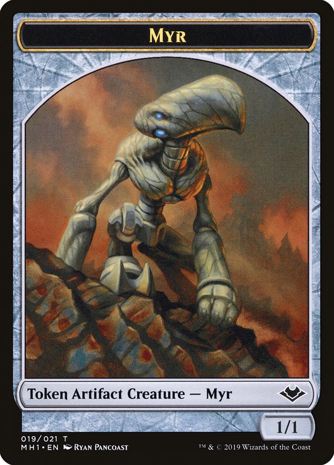 Elemental (008) // Myr (019) Double-Sided Token [Modern Horizons Tokens] | L.A. Mood Comics and Games