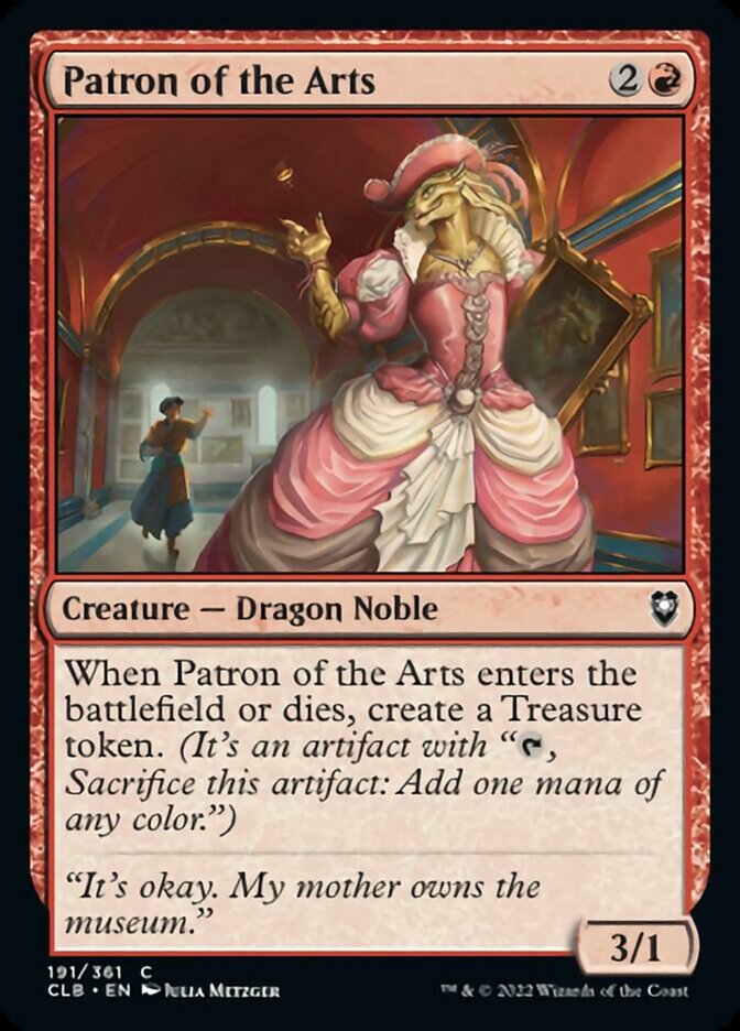 Patron of the Arts [Commander Legends: Battle for Baldur's Gate] | L.A. Mood Comics and Games