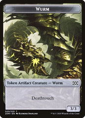 Elephant // Wurm (029) Double-Sided Token [Double Masters Tokens] | L.A. Mood Comics and Games