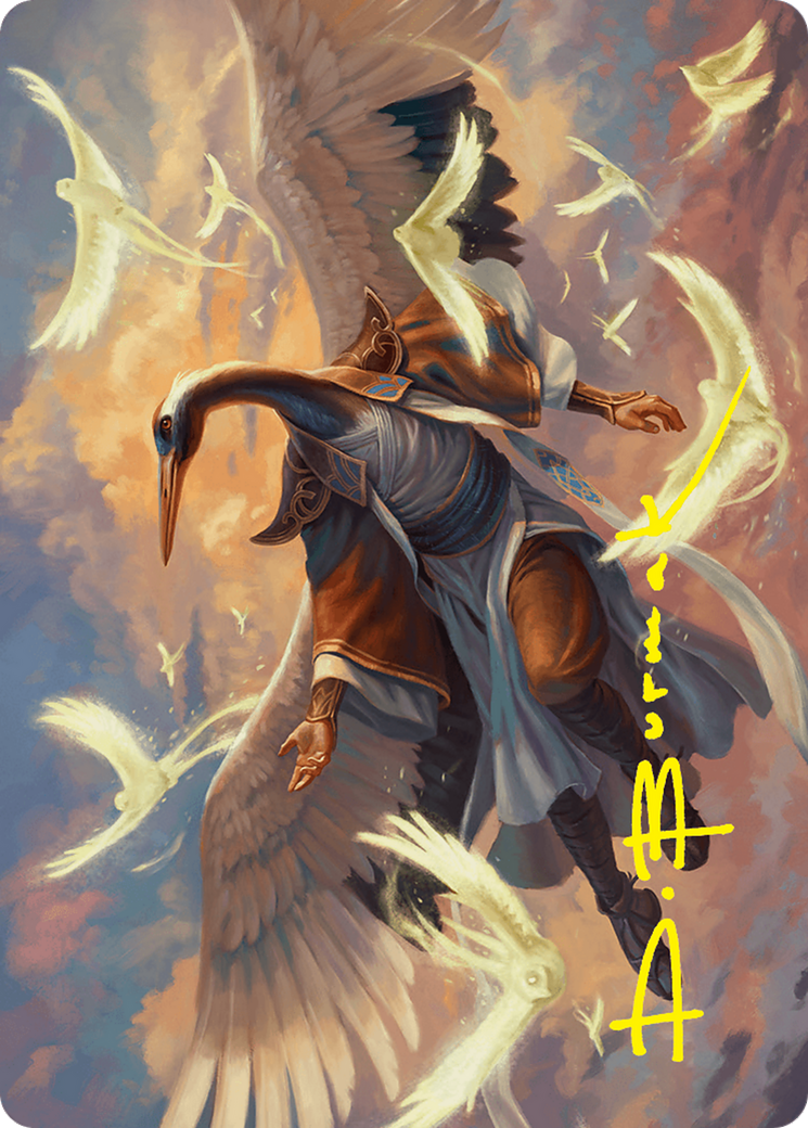 Kykar, Zephyr Awakener Art Card (16/54) (Gold-Stamped Signature) [Foundations Art Series] | L.A. Mood Comics and Games