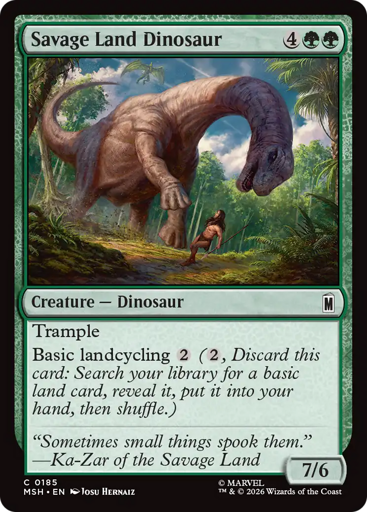 Savage Land Dinosaur [Marvel Super Heroes] | L.A. Mood Comics and Games