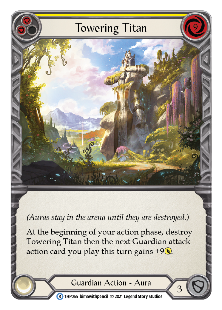 Towering Titan (Yellow) [1HP065] (History Pack 1) | L.A. Mood Comics and Games