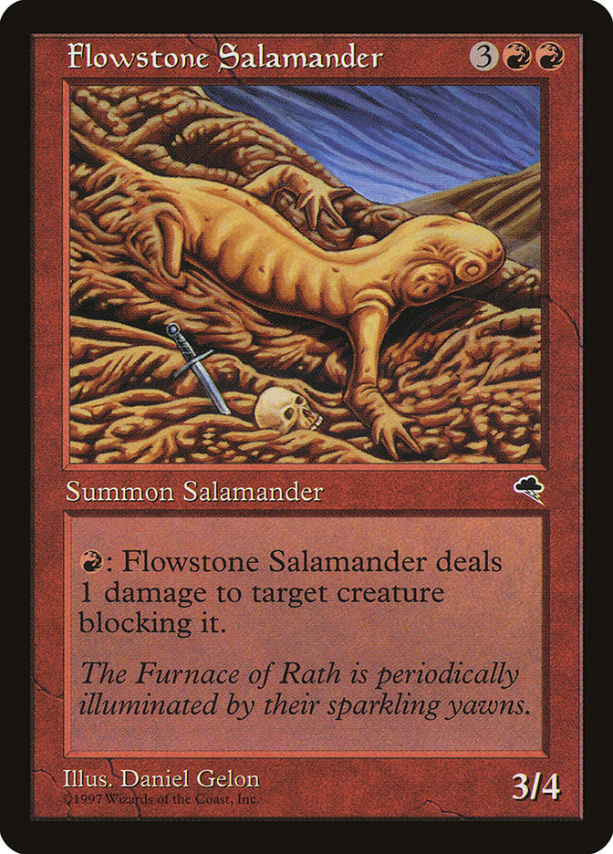 Flowstone Salamander [Tempest] | L.A. Mood Comics and Games