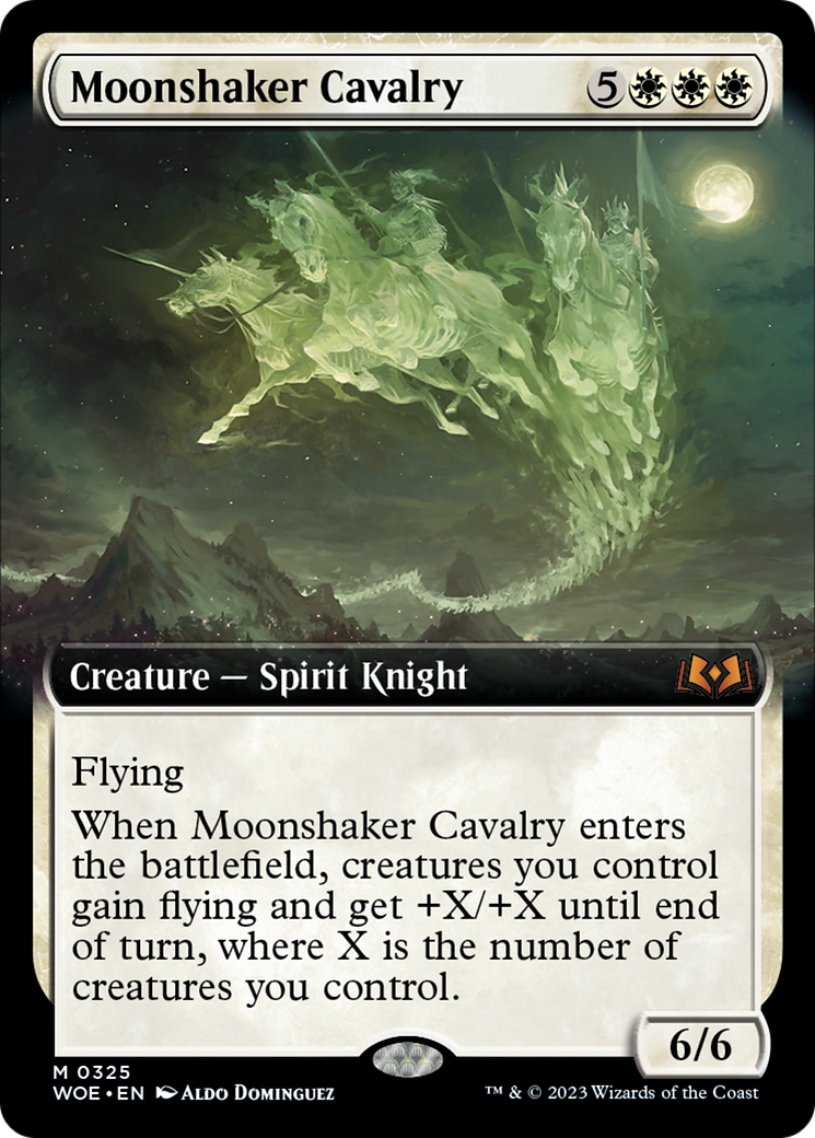 Moonshaker Cavalry (Extended Art) [Wilds of Eldraine] | L.A. Mood Comics and Games