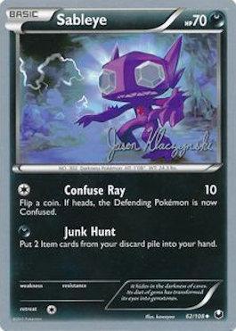Sableye (62/108) (Darkrai Deck - Jason Klaczynski) [World Championships 2013] | L.A. Mood Comics and Games