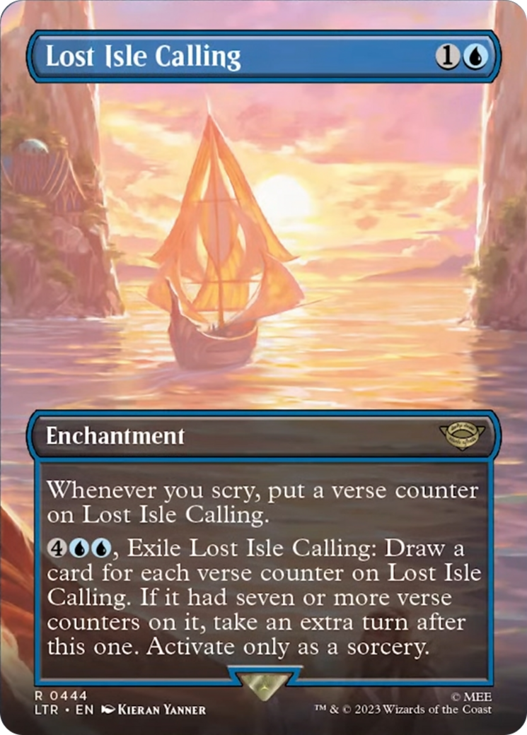 Lost Isle Calling (Borderless Alternate Art) [The Lord of the Rings: Tales of Middle-Earth] | L.A. Mood Comics and Games