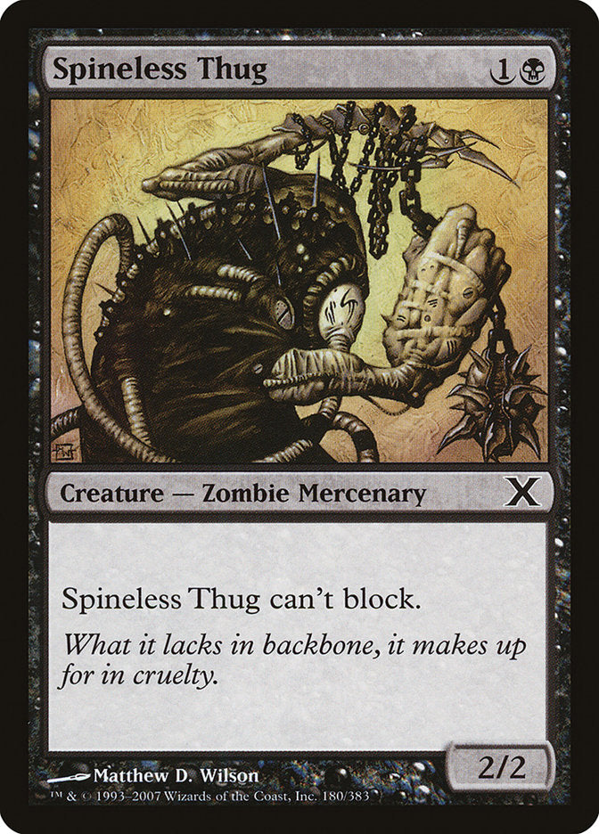 Spineless Thug [Tenth Edition] | L.A. Mood Comics and Games