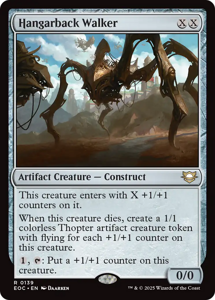 Hangarback Walker [Edge of Eternities Commander] | L.A. Mood Comics and Games