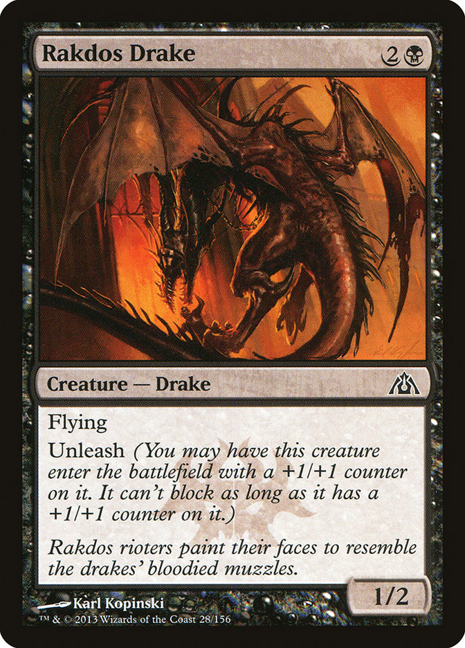 Rakdos Drake [Dragon's Maze] | L.A. Mood Comics and Games